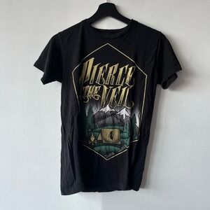 Pierce The Veil Shirt Mens‎ XS Black Band Graphic Tee Rock Concert Tour